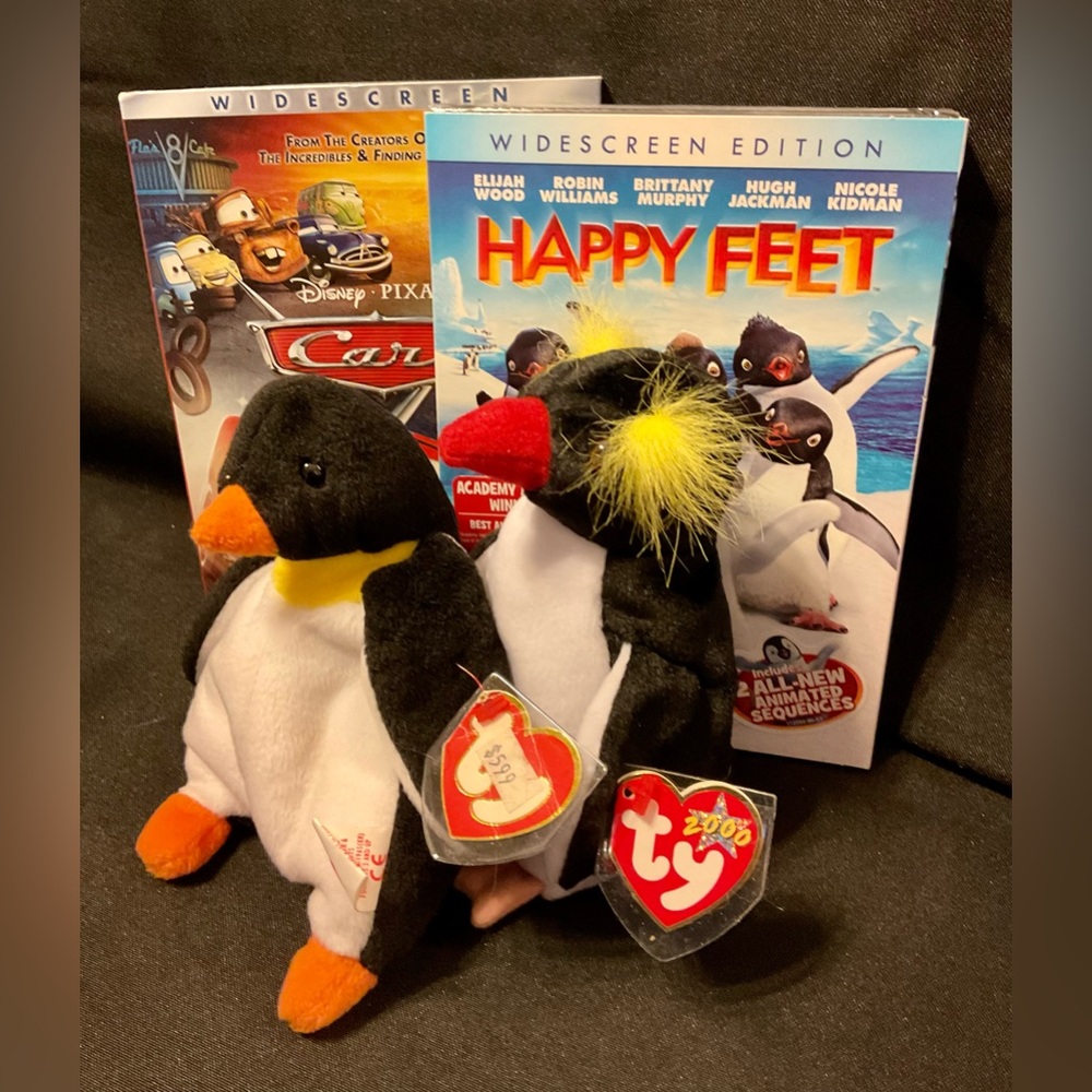 Happy Feet & Cars DVDs Waddle & Frigid